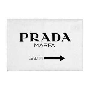 Bijelo-crna kupaonska prostirka 60x40 cm Prada - Really Nice Things
