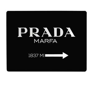 Crna podloga za stol Black Prada - Little Nice Things