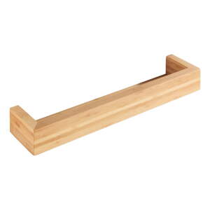 Zidna polica od bambusa Wenko Dark, širina 40 cm