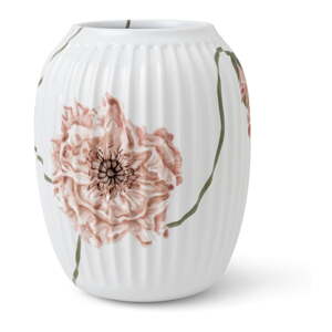 Bijela porculanska vaza Kähler Design Poppy, visina 21 cm