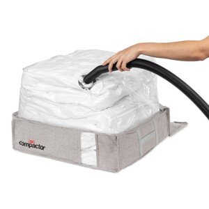 Siva vakuumska kutija za pohranu Compactor Oxford, 145 l