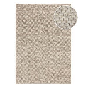 Svijetlo sivi ručno rađen tepih od mješavine vune 160x230 cm Minerals – Flair Rugs