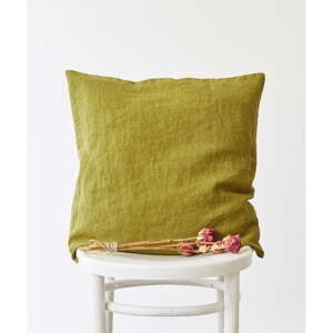 Lanena ukrasna jastučnica 50x50 cm Moss Green – Linen Tales