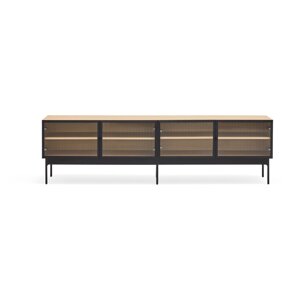 TV komoda s hrastovim furnirom Teulat Blur