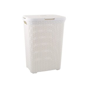 Svjetlo krem košara za rublje Curver Hamper, 60 l