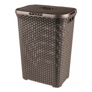 Smeđa košara za rublje Curver Hamper, 40 l