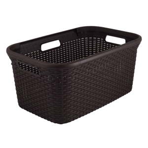 Smeđa košara za rublje Curver Style Basket, 45 l