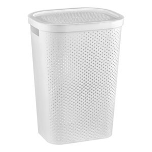 Bijela plastična košara za rublje 60 l Infinity – Curver