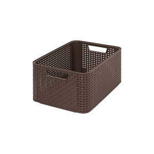Smeđa košara za odlaganje Curver Style, 18 l