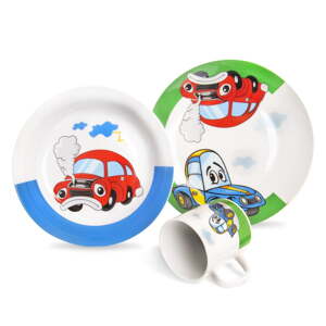 3-dijelni dječji porculanski blagovaonski set Orion Cars