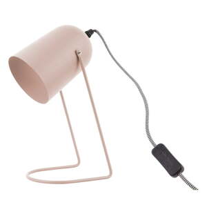 Ružičasta stolna lampa Leitmotiv Enchant, visina 30 cm