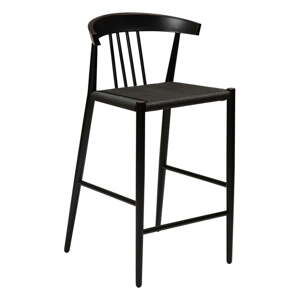 Crna barska stolica DAN-FORM Denmark Sava, visina 91,5 cm