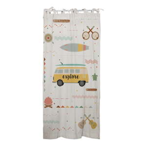 Dječja zavjesa od mješavine lana Little Nice Things Explorer, 140 x 270 cm