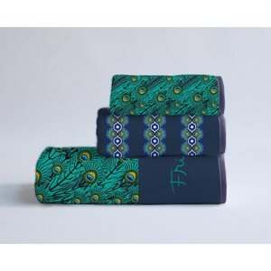 Set od 3 ručnika Madre Selva Peacock