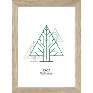 Prirodni zidni okvir Styler Florida, 18 x 24 cm