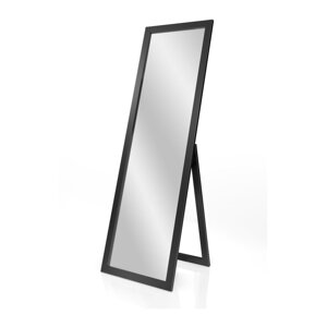 Podno ogledalo u crnom okviru Styler Sicilia, 46 x 146 cm
