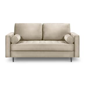 Bež baršunasta sofa Milo Casa Santo, 174 cm