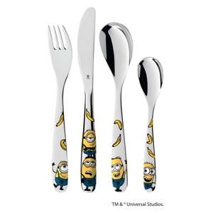 4-dijelni set dječjeg pribora za jelo od nehrđajućeg čelika WMF Minions