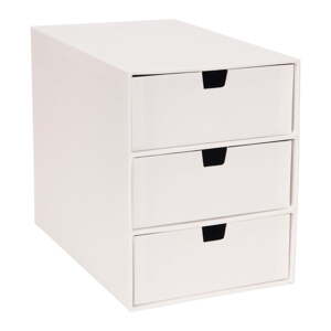 Bijela kutija s 3 ladice Bigso Box of Sweden Ingrid