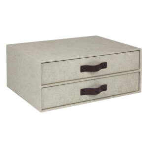 Bež kutija s ladicama s 2 ladice Bigso Box of Sweden Birger