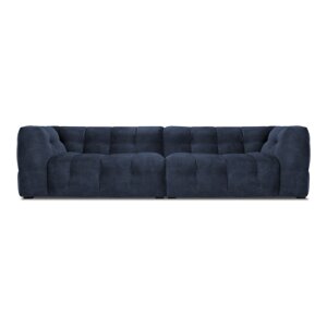 Plava baršunasta sofa Windsor & Co Sofas Vest, 280 cm