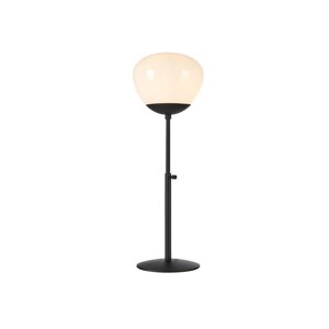 Crna stolna lampa Markslöjd Rise, visina 75 cm