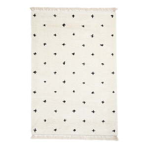 Bijelo-crni tepih Think Rugs Boho Dots, 120 x 170 cm