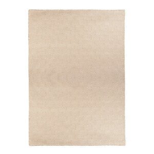Krem dvostrani vanjski tepih od reciklirane plastike Green Decore Solitaire, 160 x 230 cm
