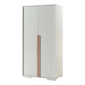 Bijeli dječji ormar 99x195 cm London - Vipack