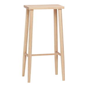 Barska stolica od hrastovine Hübsch Folk, visina 72 cm