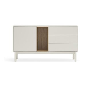Bijela komoda 140x76x40 cm Corvo – Teulat