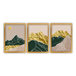 Komplet od 3 slike Vavien Artwork Landscape, 35 x 45 cm
