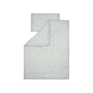 Saiva posteljina za bebe od muslina Kindsgut Dots, 100 x 135 cm