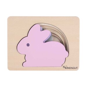Drvena reljefna puzzle Rabbit – Kindsgut