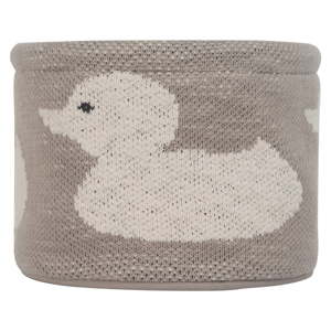 Bež pamučni organizator Kindsgut Duck, ø 16 cm
