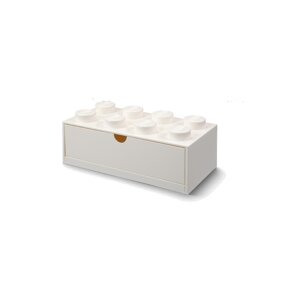 Bijela kutija s ladicom LEGO® Brick, 31,6 x 11,3 cm