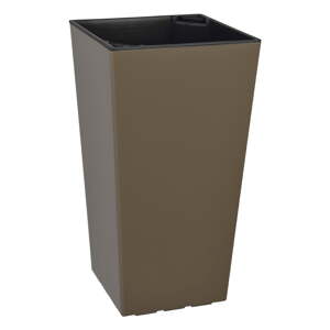 Smeđa mat tegla Gardenico Elise, visina 26 cm