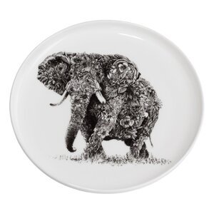 Bijeli porculanski tanjur Maxwell & Williams Marini Ferlazzo Elephant, ø 20 cm
