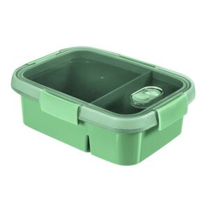 Zelena prijenosna posuda za hranu Curver To Go Dual, 900 ml