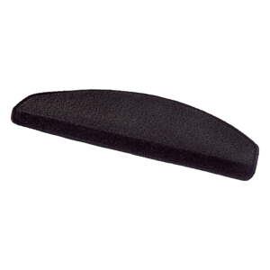 Set od 15 crnih tepiha za stepenice Hanse Home Fancy, 23 x 65 cm