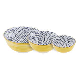 Set od 3 porculanske zdjele Villa Altachiara Furore