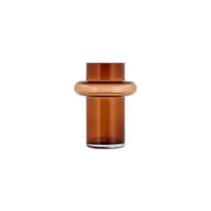 Narančasta staklena vaza Lyngby Glas Tube, visina 20 cm