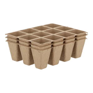 Set od 3 sadilice Esschert Design Eco, 16,3 x 12,3 cm