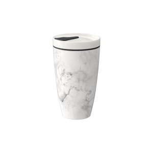 Sivo-bijela   šalica od porculana Villeroy & Boch Like To Go, 350 ml