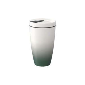 Zeleno-bijela putna  šalica Villeroy & Boch Like To Go, 350 ml