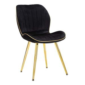 Set od 2 crne tapecirane blagovaonske stolice Mauro Ferretti Paris