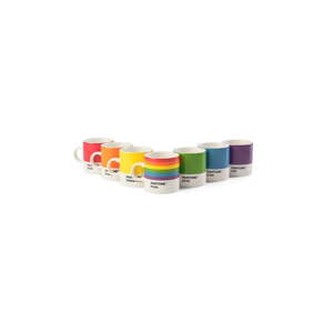 Keramičke šalice u setu 7 kom za espresso 120 ml Pride – Pantone