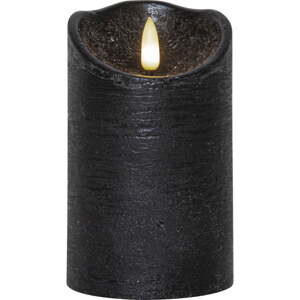 LED svijeća od crnog voska Star Trading Flamme Rustic, visina 12,5 cm