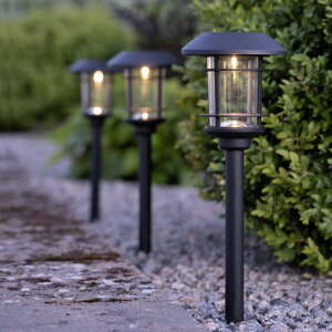 Set od 3 vrtne solarne LED svjetiljke Star Trading Fride, visina 34 cm