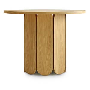 Blagovaonski stol u hrastovom dekoru Woodman Soft, ø 98 cm